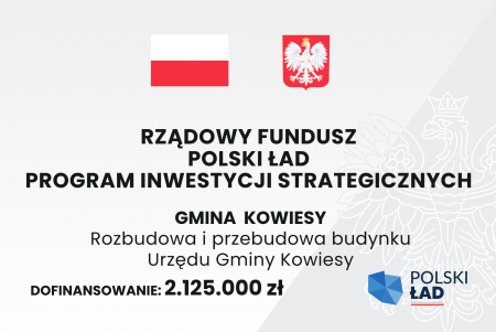 Grafika informująca o pozyskanym dofinansowaniu