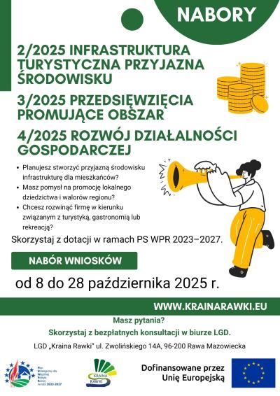 Ogłoszenie o naborach w ramach PS WPR 2023-2027